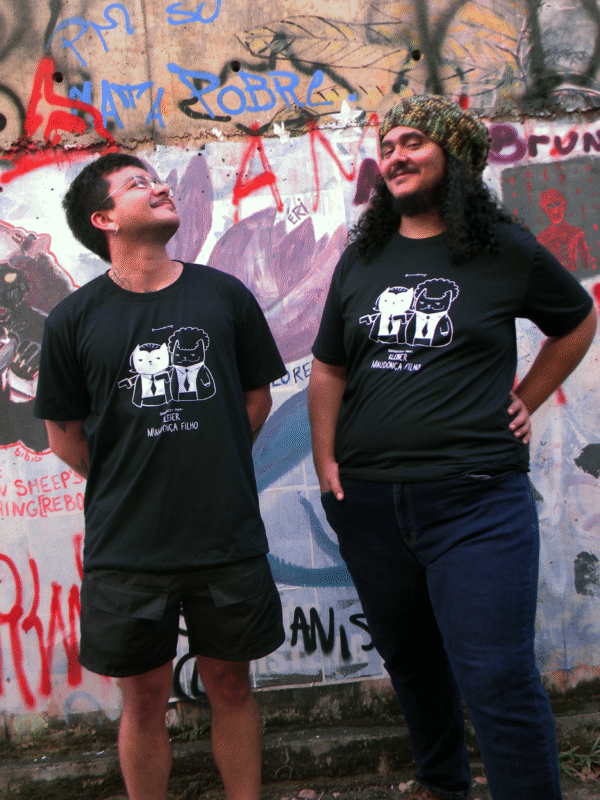 camiseta gatinhos pulp fiction
