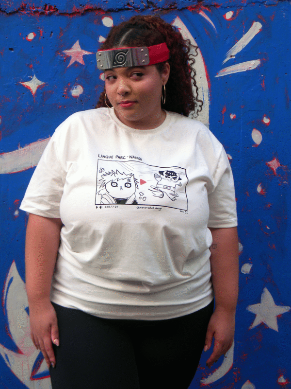 camiseta rock lee vs gaara