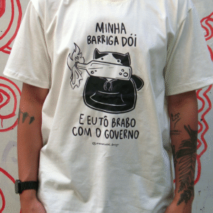 camiseta gatinho anarquista