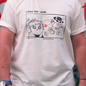 camiseta rock lee vs gaara