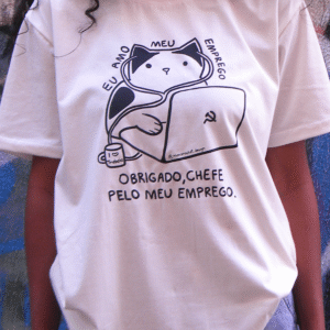 camiseta gatinho comunista