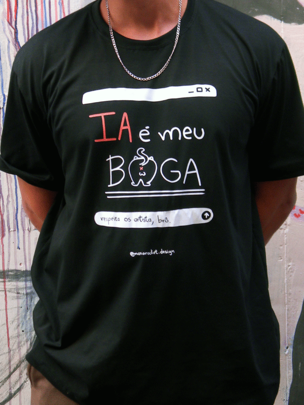 camiseta ia é meu boga