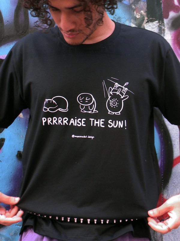 camiseta gatinho solaire