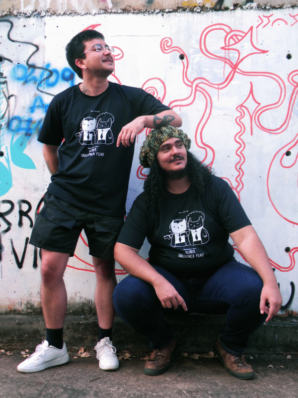 camiseta gatinhos pulp fiction